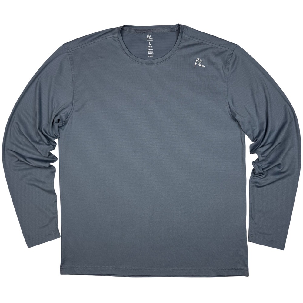 Rhoback Long Sleeve Shirt Mens Large Blue Blitz Tech Athleisure Performance XT2